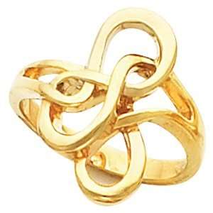  Ring 14K Yellow Gold Metal Fashion Ring Jewelry