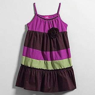   Solid Color Block Tier Dress  Pinky Clothing Girls Dresses & Skirts