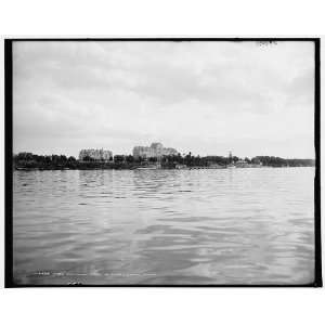  Hotel Frontenac from the river,Thousand Islands