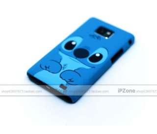 New Blue Cute Disney 3D Stitch Hard Case Cover For SAMSUNG GALAXY S2 