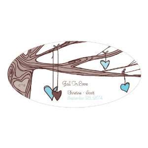  Heart Strings Small Cling   Aqua Blue: Kitchen & Dining