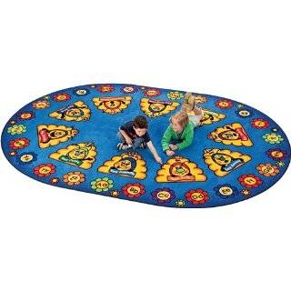 Busy Bee ABC Learning Rug Oval 69 x 95