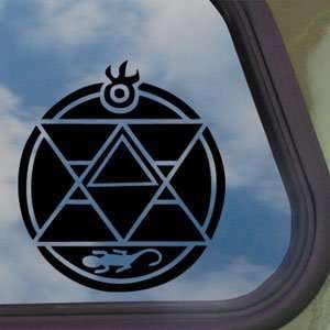 Fullmetal Alchemist Black Decal Roy Mustang Window Sticker:  