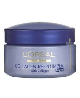 Oreal Wrinkle De Crease Collagen Re Plumper Night Cream   50ml 