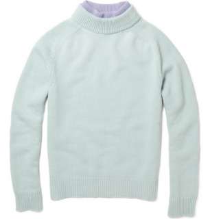 Jil Sander Double Neck Wool and Cashmere Blend Sweater  MR PORTER