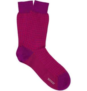    Socks  Casual socks  Merino Wool Blend Houndstooth Socks