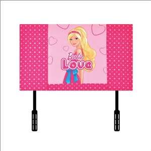   Kidz World Barbie Headboard for Twin Bed in Pink Furniture & Decor