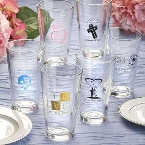  Personalized Pint Glass Favors 3420s