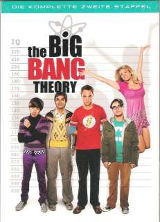 THE BIG BANG THEORY   Staffel Season 2   NEU   4 DVDs  