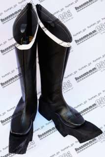 Black Rock Shooter Black Gold Saw Cosplay Boots US9  