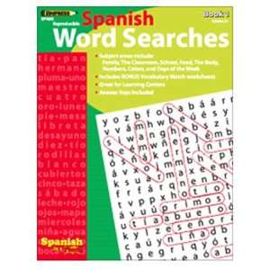   10 Pack EDUPRESS SPANISH IN A FLASH WORD SEARCHES 1 