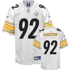   Steelers James Harrison Replica White Jersey