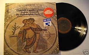 Orff:Catulli Carmina Eugene Ormandy W/translation LP  