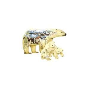   Puzzles, Polar Bears Puzzle, 1000 Pieces Puzzle (SHAPE): Toys & Games