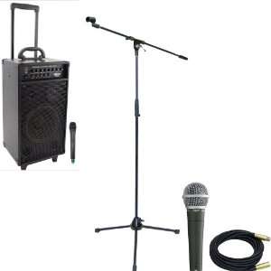   Microphone   PMKS2 Tripod Microphone Stand w/Boom   PPMCL30 30ft