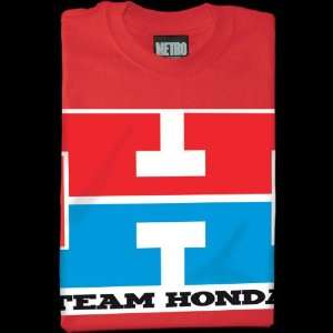  Metro Racing Team Honda T Shirt , Color Red, Size 2XL 