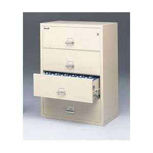   File Cabinet Four Drawer Lateral Fireproof Files: Office Products