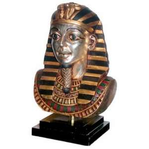  Egyptian King Tutankhamen Statue on Museum Mount: Home 