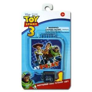  Toy Story 3 Notepad and Stamp Set on Blister Card Toys 