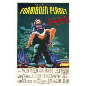  Forbidden Planet (1956) 27 x 40 Movie Poster Style A