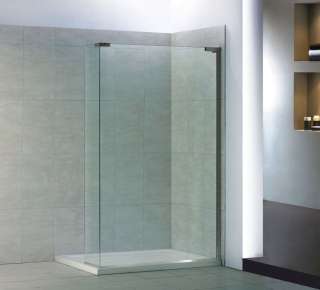 Walk In Dusche, Duschkabine, Glaswand, Duschabtrennung 90x120 