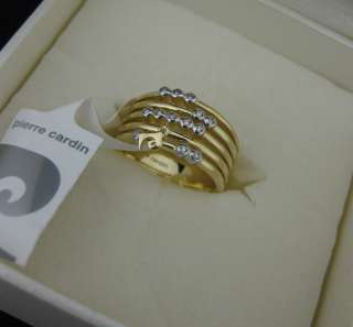 Pierre Cardin Damen RING Gold 750 Diamanten  60%RABATT  