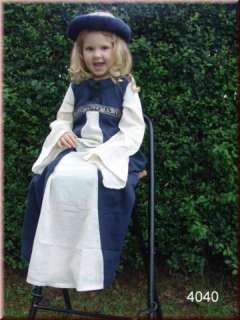 Mittelalterkleid für Kinder   Kleid Mädchen Mittelalter  