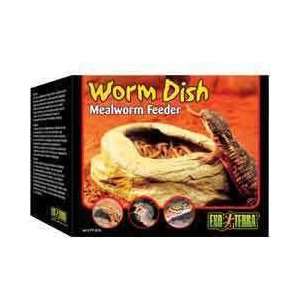  Exo Terra Reptile Terrarium Mealworm Feeder Dish: Kitchen 
