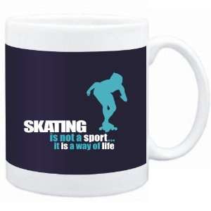  Mug Navy Blue  Skating is not a sport it is a way of 