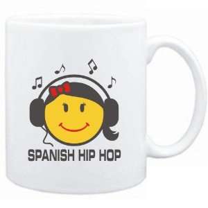  Mug White  Spanish Hip Hop   female smiley  Music 