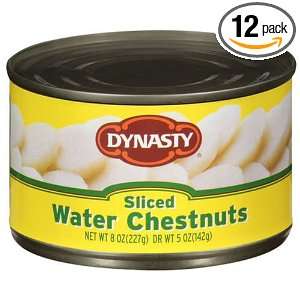 Dynasty Canned Sliced Water Chestnuts Grocery & Gourmet Food