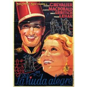  The Merry Widow Movie Poster (27 x 40 Inches   69cm x 102cm) (1934 