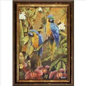  Blue Macaws II by Unknown Size 16 x 20