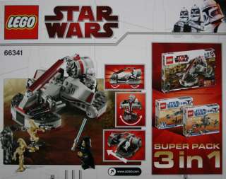 Lego 66341 Star Wars Super Pack 8091 8014 8015 Neu/Ovp 5702014701977 