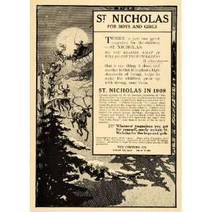  1908 Ad St. Nicholas Magazine Boys Girls Century Co 