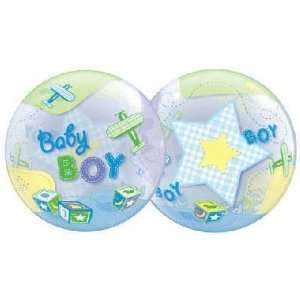   Baby Balloons   22 Baby Boy Airplanes Bubble: Health & Personal Care