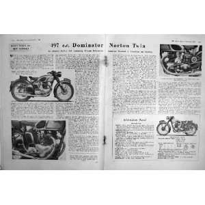   : MOTOR CYCLE MAGAZINE 1949 TRIUMPH THUNDERBIRD BELL: Home & Kitchen