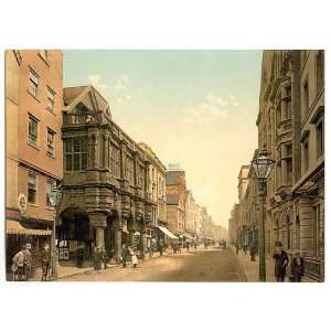   : Photochrom Reprint of High Street, Exeter, England: Home & Kitchen