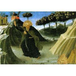   Saint Anthony the Abbot Tempted by a Lump of Gold, By Angelico Frà