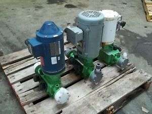 3pc. ALLDOS 252 37/2 PROPORTIONING METERING PUMPS, USED  