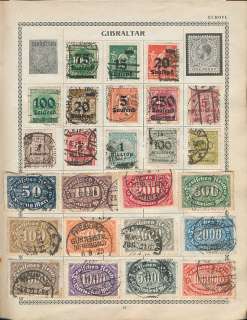   Early/Mid International Stamp Album M&U Collection (App 1300+)  