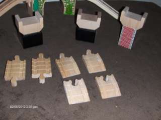 HTF Thomas the Train Wooden Bridge/ risers and more Must See 