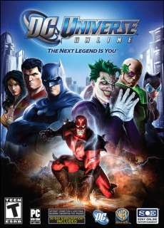 DC UNIVERSE ONLINE PC DVD *NEW FACTORY SEALED IN STOCK* 814582413925 