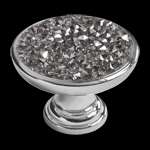 Swarovski Clear Crystal Pull Knob for Drawers, Cabinets, Cupboards 
