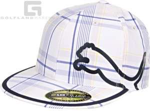 Rickie Fowler Puma Monoline 210 2012 Cap Hat NEW White Plaid Choose 