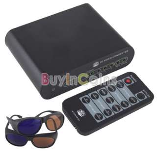 2D To 3D Conversion Signal Video Converter Box Set For TV Movie 
