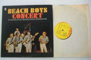 THE BEACH BOYS CONCERT CAPITOL LP RECORD SM 2198  
