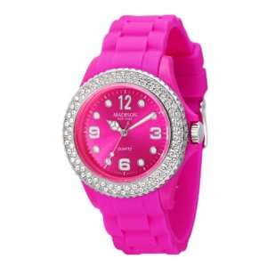 Madison New York Damen Armbanduhr Juicy Glamour rosa: .de: Uhren