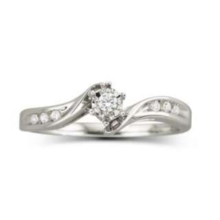    Promise Ring, Diamond Accent Sterling Silver customer 