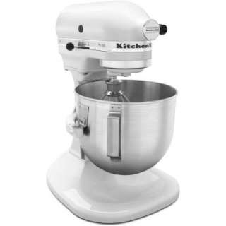 KitchenAid Pro 500 Series 5 Qt. Bowl Lift Stand Mixer in White 